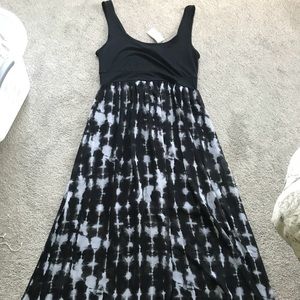NWT SIZE 0 torrid chiffon tie dye maxi dress